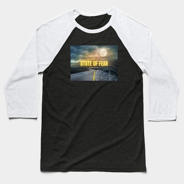 The Road So Far Baseball T-Shirt by State of Fear Merch